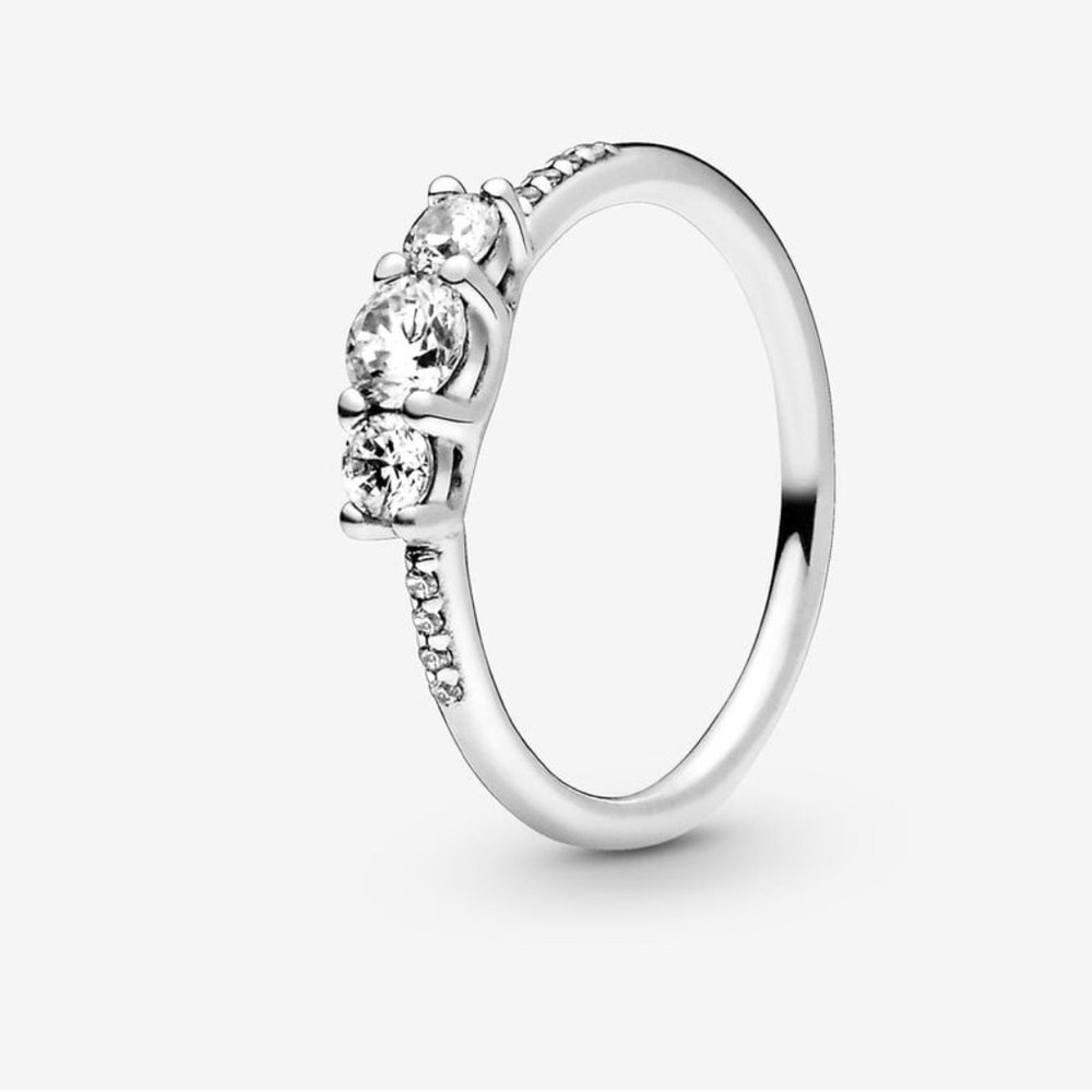 Three Stone Ring - image 1